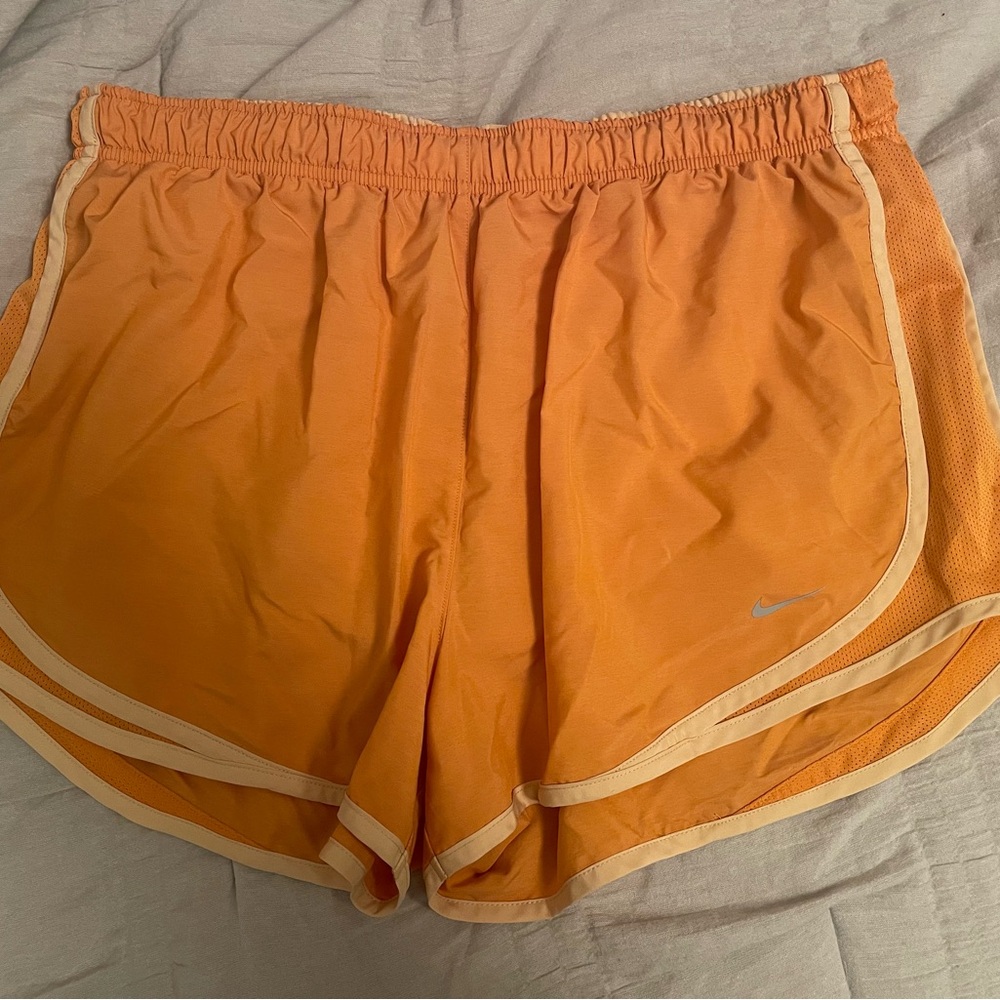 Orange Nike Running Shorts